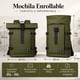 thumbnail image 3 of Mochila Roll Top Bag Impermeable Viaje Notebook Urbana 25l Verde Militar, 3 of 3