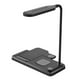 thumbnail image 4 of Cargador inalámbrico plegable multifunción de 15 W con luz nocturna LED y soporte para teléfono, compatible con Apple Watch/iPhone/AirPods, diseño portátil para uso doméstico y de oficina-Negro, 4 of 9