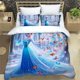 thumbnail image 1 of Frozen Printed 2/3pcs Bedding Anime Home Decor Suitable Set Duvet Cover 100% Polyester Full Size For Children Gifts Bed Sheets, 1 of 5
