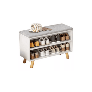 Genérico - Zapatero Organizador Zapatos Banca Probador Blanco