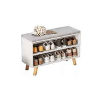 Genérico - Zapatero Organizador Zapatos Banca Probador Blanco