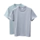 thumbnail image 1 of Camiseta de Mujer de Manga Corta, Camiseta Ajustada de Cuello Redondo, casual y Moderna, top de Mujer de Algodón de color Puro, Gris Claro, 1 of 8