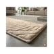 thumbnail image 2 of Alfombra jacquard 160x200 beige relive modelo harver moderna elagante decorativa 12566, 2 of 3