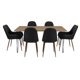 thumbnail image 1 of Juego De Comedor 4 Sillas Miel - Negro, 1 of 8