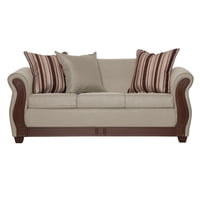 Ruzam Mobel - Sofá Atenas 3 Cuerpos Beige