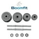 thumbnail image 2 of Set De Mancuernas Acero Gris Boomfit Ajustable 30 Kg Maletín, 2 of 6
