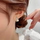 thumbnail image 1 of Stylish Heart-Shaped Tassel Earrings with Full Zircon for Women and Girls - Add a Touch of Personality to Your Look, 1 of 5