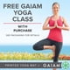 thumbnail image 4 of Tapete de yoga Gaiam antideslizante de 5 mm de grosor, estampado, 68 x 24 cm, libre de PVC, 4 of 6