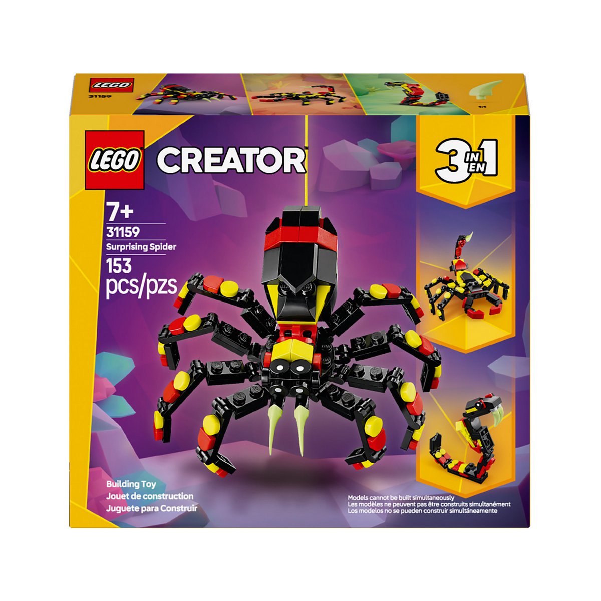 Bloques Lego Creator Fauna Salvaje 153 Piezas Araña