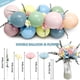 thumbnail image 3 of Kit de arco de globos feilebalon rosa, azul y verde con flores, 3 of 7