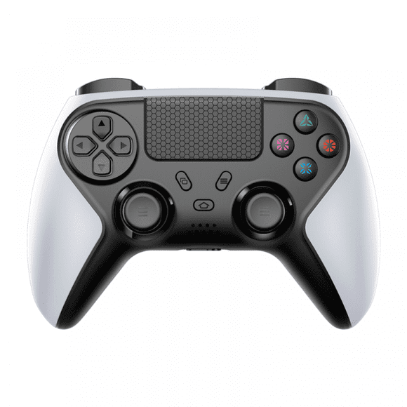 Controlador de Juegos Inalámbrico con Motores de Vibración Duales y Botones Sensibles - Compatible con PS4/iOS/Android/PC - Diseño Ergonómico y Duradero