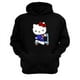 thumbnail image 1 of Polerón Canguro Gatita Kitty Negro Talla M Unisex, 1 of 3