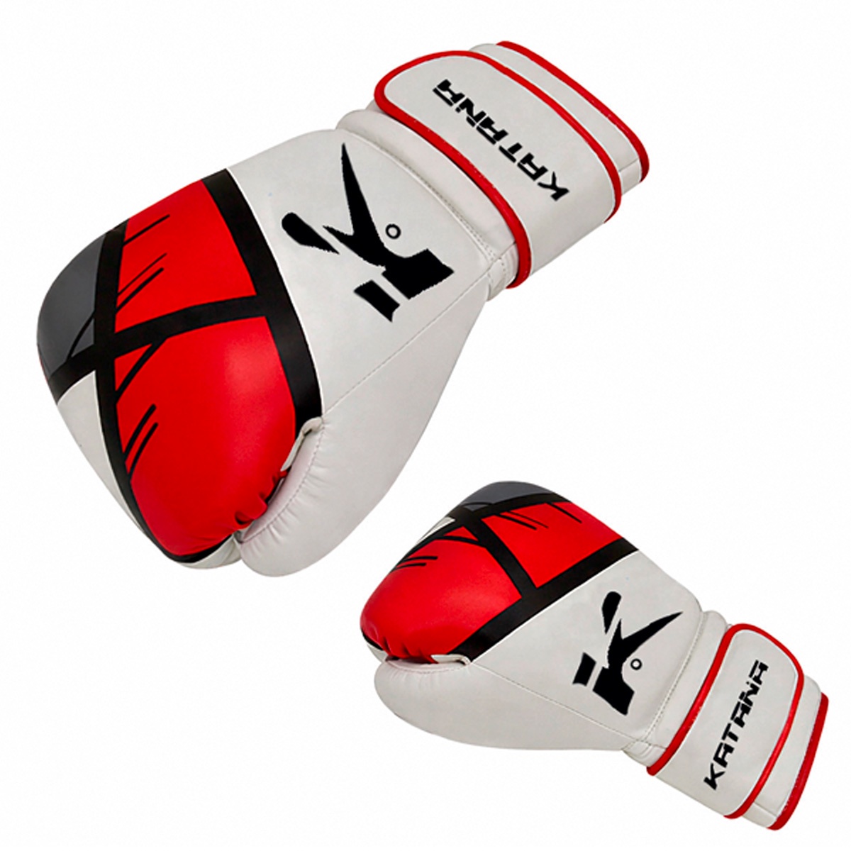 Genérico - Guantes De Boxeo Katana - F7 Ergo – Bgr-F7Pk - Rojo Negro - 12 Onz