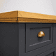 thumbnail image 1 of Cómoda de Madera Vintage con Cajón de Seguridad - Gris Grafito - 120x40x90 cm, 1 of 3