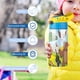 thumbnail image 5 of Osito Botella de Agua con Tapa Pop Top de Un Toque, Acero Inoxidable, a Prueba de Fugas, para Deportes, Botella Infantil azul 12 oz, 5 of 6