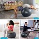 thumbnail image 3 of Pelota de ejercicio Core Balance, antideslizante, antideslizante, 55 cm, 3 of 7