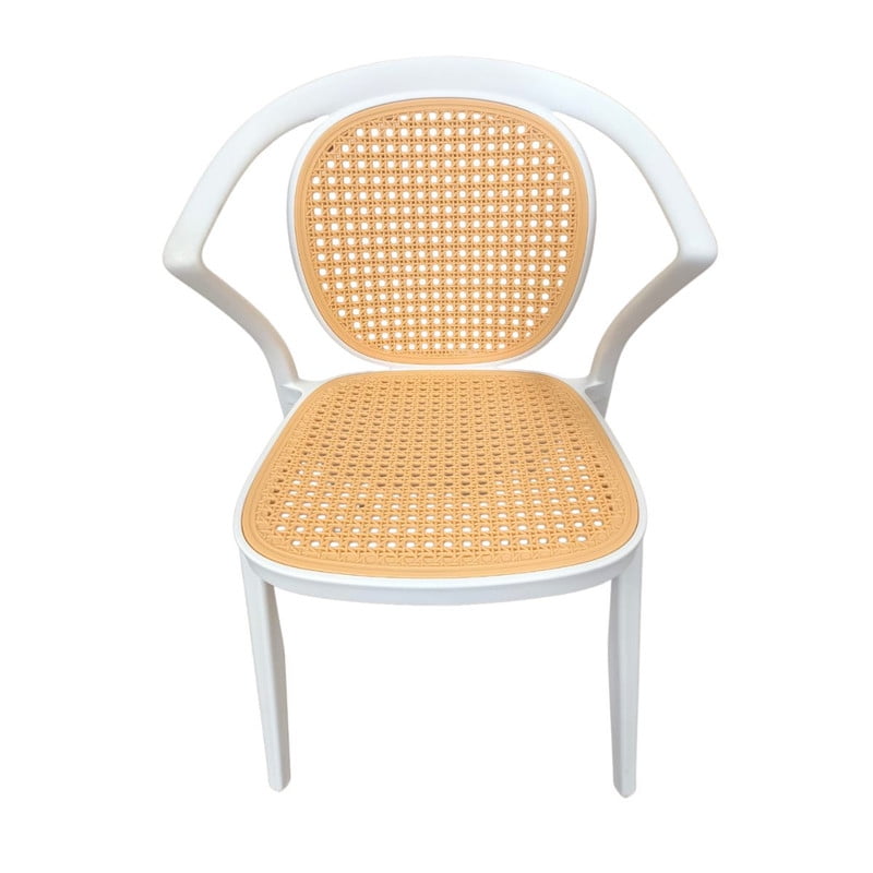 Tododescuento - Silla Roma Ratan- Blanca