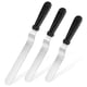 thumbnail image 1 of Espátulas para glaseado, juego de 3 espátulas acodadas con cuchillas de 6", 8" y 10", espátulas angulares de acero inoxidable para decorar pasteles., 1 of 6