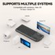 thumbnail image 2 of Miniteclado Miritz K808 ultrafino con panel táctil Bluetooth 5.1, 2 of 9