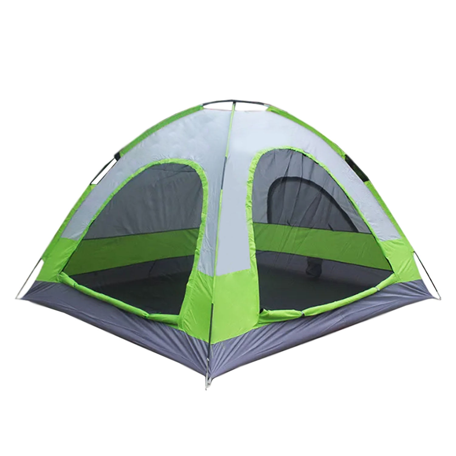 Pwrfitness - Carpa Familiar Automática 4p 2 Ambientes Impermeable