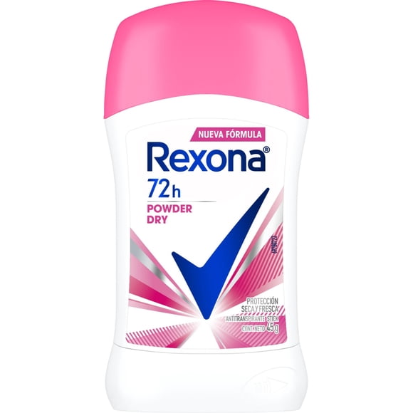 Desodorante Barra Antitranspirante Rexona Powder Dry Mujer, 45 g