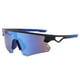 thumbnail image 2 of POLASUP GAFAS LENTES DE SOL Gafas de sol deportivas con lentes espejados azules y montura negra con detalles azules. Diseño aerodinámico, protección UV 400. Ideales para ciclismo, 2 of 5
