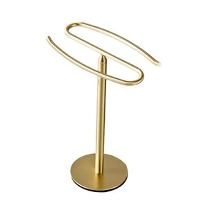 Bothyi - Toallero Toallero Soporte Para Collar Acero Inoxidable Para Joyería Pulseras Dorado