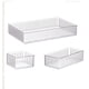 thumbnail image 1 of Organizador Canasto Acrílico 3 Piezas Transparente, 1 of 3