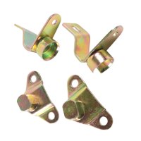 Ioensy - Kit De Bisagras De Puerta Trasera De Acero De 4 Piezas Derecha E Izquierda Para H1 99-06