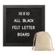 thumbnail image 1 of Tablero de letras de fieltro G GAMIT 25 cm x 25 cm con 294 letras, 1 of 5