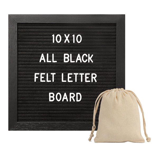 Tablero de letras de fieltro G GAMIT 25 cm x 25 cm con 294 letras