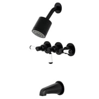 Grifo Para Bañera Y Ducha Kingston Brass Paris Kbx8130Dpl, Color Negro