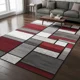 thumbnail image 2 of Alfombra Pasillera 3d Wm 60x180 Cm Decorativa - 1.8 M - 60 Cm - Cuadrado Con Rojo - Rojo Con Blaco, 2 of 3