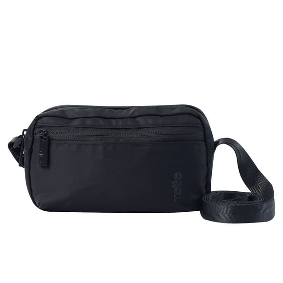 Cartera Para Mujer Bombo Crossbody Negra