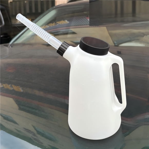 Set dispensador automotriz FLIKOU: garrafa de aceite de 2 L y embudo