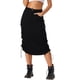 thumbnail image 1 of INSPIRE CHIC Falda de Carga de Mezclilla para Mujer Regreso a Clases Falda Larga de Jean con Cintura Alta y Cordón Negro M, 1 of 6