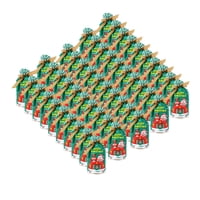 Magideal - 50 Bolsas De Regalo, Bolsas De Galletas, Bolsas De Embalaje Navideñas, Bolsas De Almacenamiento Con Tema Navideño, Bolsas De Golosinas Navideñas, Bols Estilo B