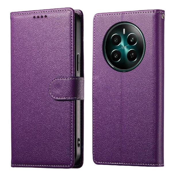 Funda para FOXDOCK Realme 12 4G– Cuero Premium, 3 ranuras para tarjetas, Protección contra impactos