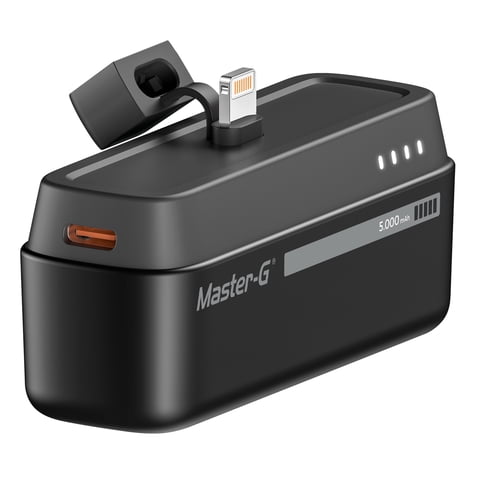 Master-G - Cargador Portátil Power Bank Pocket 5000Mah Para Iphone