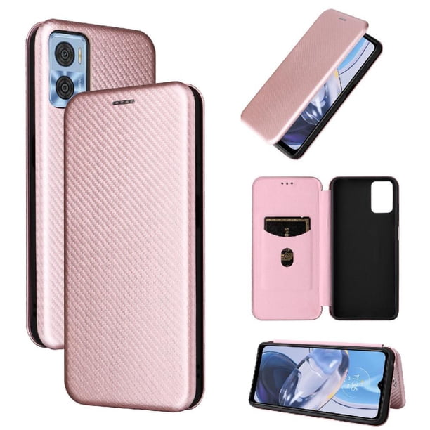 Funda Flip para FOXDOCK Moto E22 4G/Moto E22i 4G - Funda magnética de negocios, funda protectora delgada