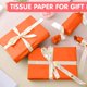 thumbnail image 3 of Papel de seda Hlonon 35 cm × 50 cm Naranja – 30 hojas, 3 of 7