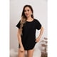 thumbnail image 3 of Blusa Polera Mujer Manga Corta Tipo Encaje Tendencia Premium 5001, 3 of 3