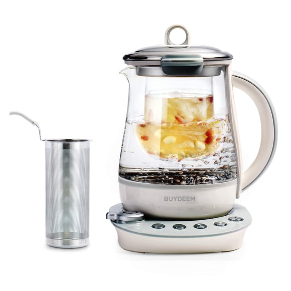Tetera y tetera BUYDEEM K2683, 1,5 L, color azul abeto