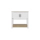 thumbnail image 4 of Estacion De Café 2 Puertas Abatible Con Manijas Negras y 1 Repisa Blanco Y Café Claro, 4 of 7