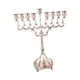 thumbnail image 2 of Portavelas De 9 Ramas Candelero Hanukkah Menorah Para Decoración De Boda Argent, 2 of 5