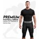 thumbnail image 5 of Faja de Fútbol Americano Penveer 7 Almohadillas Adulto Negro con Bolsillo para Protector, 5 of 6