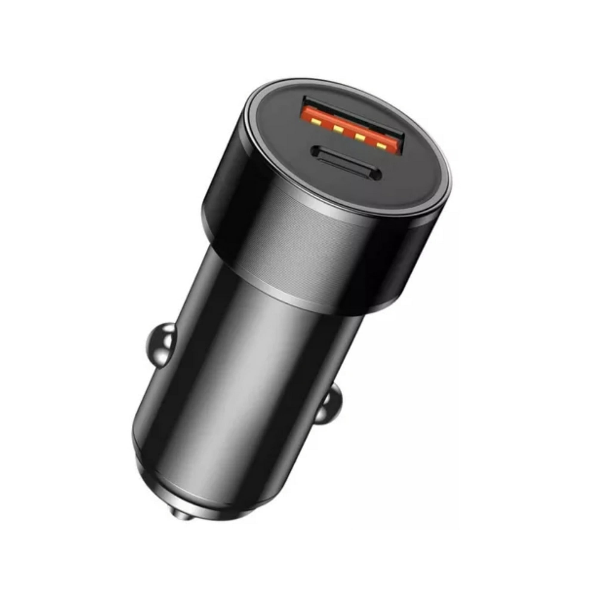 Genérico - Cargador Para Carro Usb Tpo C Color Negro