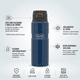 thumbnail image 2 of BOTELLA ACERO INOX KING 710ML MATT NAVY, 2 of 6