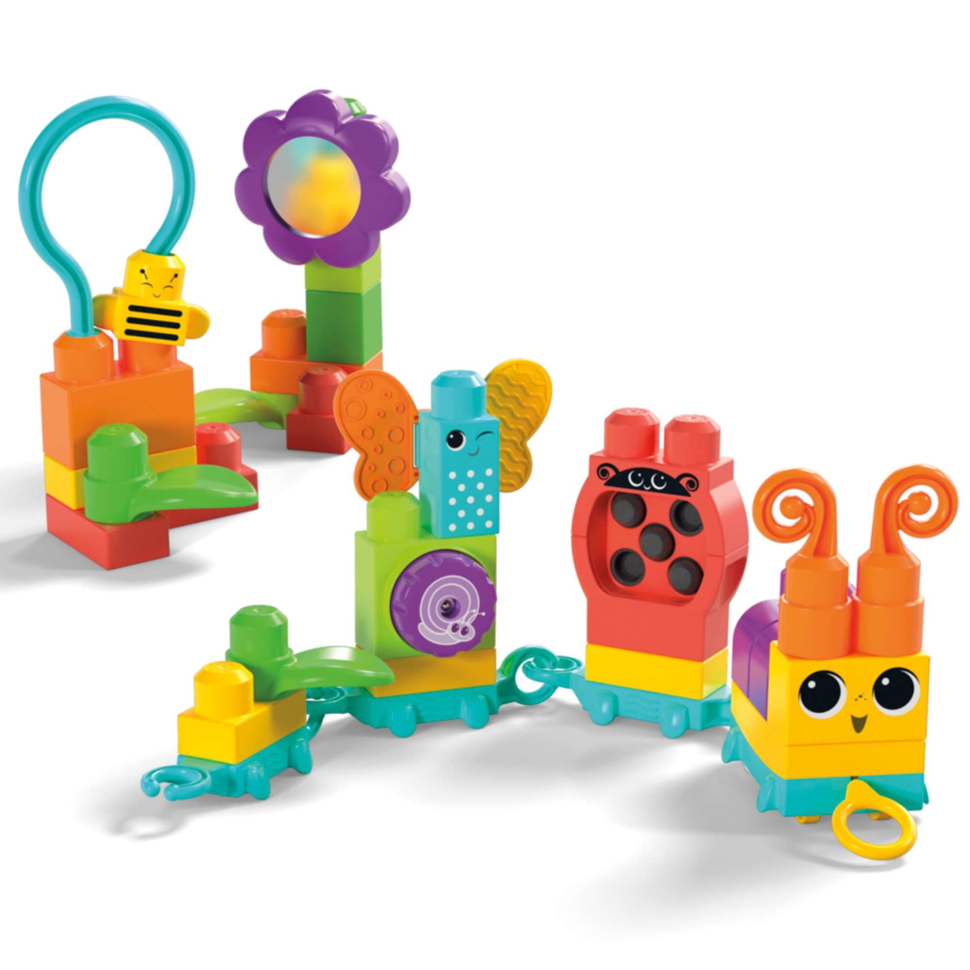 Legos y Bloques Bloques Oruguita Bailadora - Juguete Armable - MEGA BLOKS®.