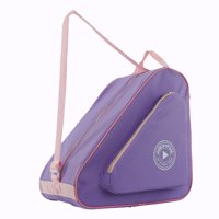 Bolsa De Skate Hexiful Para Patines De Hielo, En Línea, De Ruedas Y Cuatriciclos, Morado/Rosa